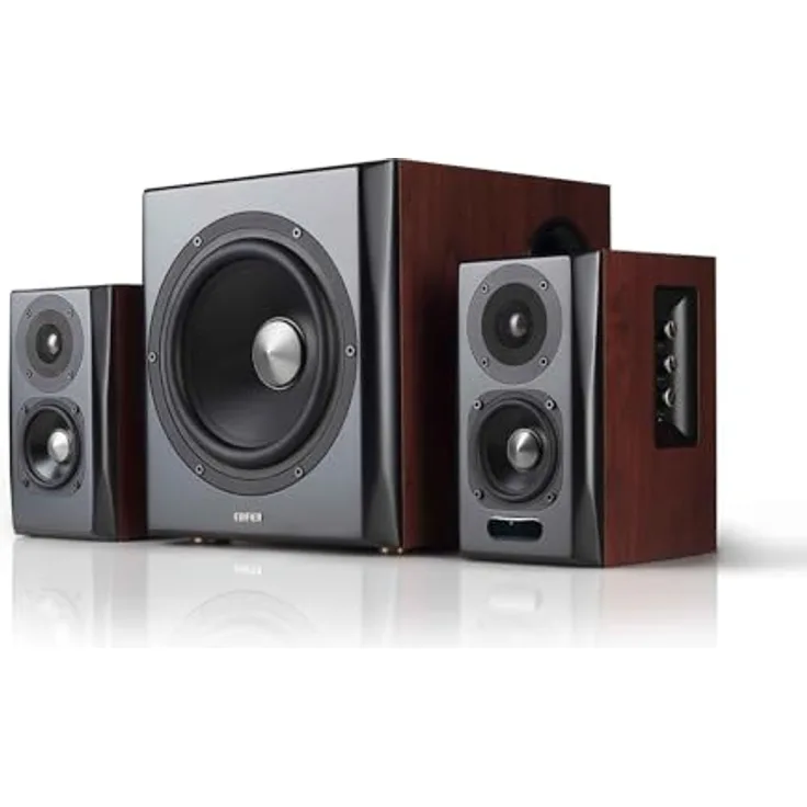 Edifier S350DB Bluetooth 2.1 Soundsystem - Schwarz, Regal-Lautsprecher