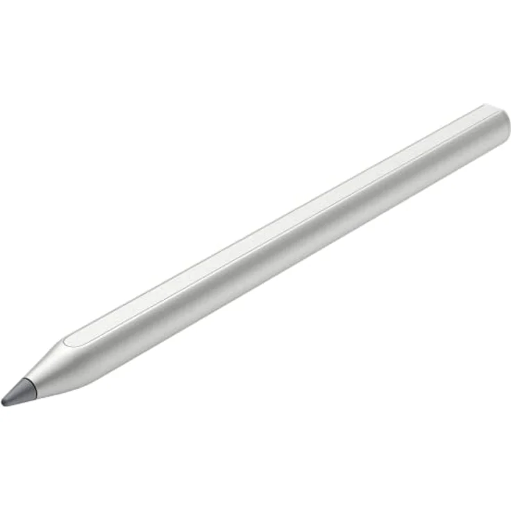 HP wiederaufladbarer USI Stift (aufladbar über USB-C, 2 Ersatz-Stiftspitzen, lange Akkulaufzeit, magnetisch) silber – Bild 2