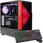 Hyrican GAMEMAX Gaming-PC Contac BR 7440 Ryzen 5 7500F 32GB DDR5 RAM 1TB SSD RTX 4070 Windows 11, Schwarz/Rot