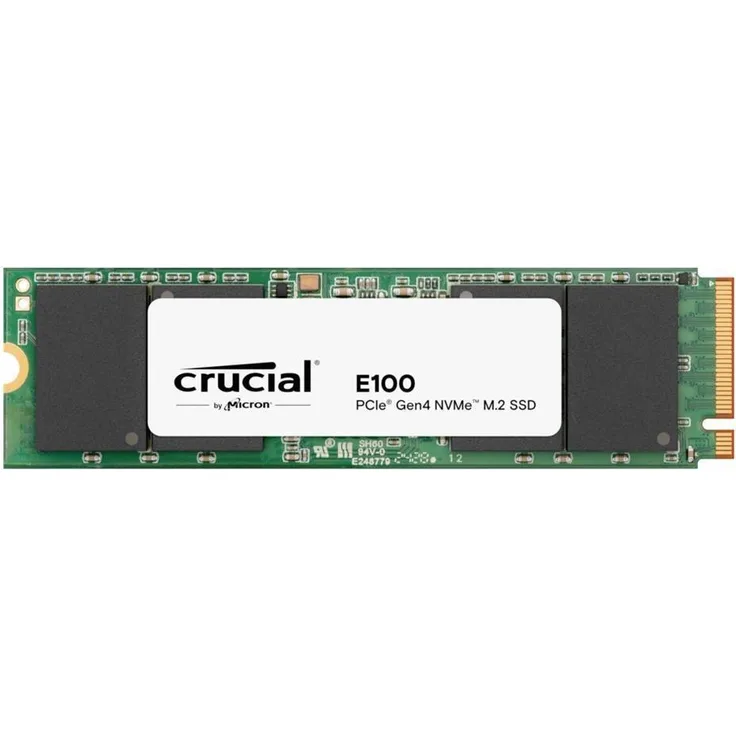 Crucial SSD E100, interne Festplatte 480 GB, M.2 2280, PCIe 4.0 x4 NVMe mit dynamischer Schreibbeschleunigung und adaptive Thermal Protection