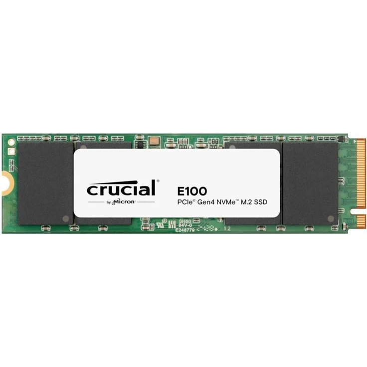 Crucial SSD E100, interne Festplatte 480 GB, M.2 2280, PCIe 4.0 x4 NVMe mit dynamischer Schreibbeschleunigung und adaptive Thermal Protection