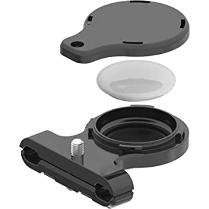 Lezyne Matrix Saddle Tagger, Apple AirTag Halterung zur sicheren Befestigung unter dem Sattel, schwarz – Bild 4