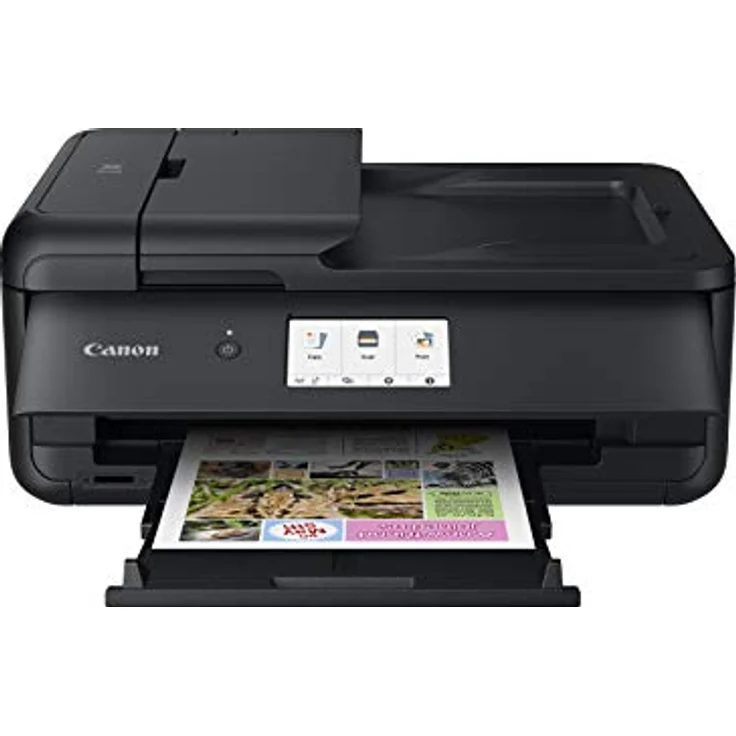 Canon PIXMA TS9550a Farbtintenstrahl Multifunktionsgerät A3 (WLAN, LAN, Print App, 2 Papierzuführungen, Duplexdruck) schwarz - Preisvergleich – Bild 3