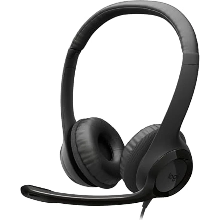 Logitech H390, kabelgebundenes Headset mit Mikrofon und Geräuschunterdrückung, USB-A Anschluss, kompatibel mit Chromebook – SCHWARZ – Bild 1