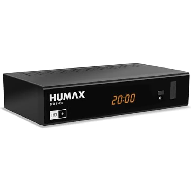 Humax Digital Eco II HD+ Satelliten-Receiver, DVB-S2 (HDTV, USB, geringer Stromverbrauch, HDMI und SCART) inkl. HD+ Karte für 6 Monate, schwarz – Bild 3