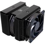Cooler Master MasterAir MA824 Stealth CPU-Kühler – Dualer Kühlkörper, Push-Pull Mobius 135 & 120 Lüfter, 8 supraleitende Verbundwärmerohre, voller RAM-Freiraum – kompatibel mit Intel- und AMD-Sockeln