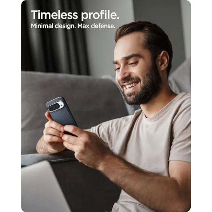 Spigen Thin Fit MagFit Hülle für Google Pixel 10/10 Pro, Kompatibel mit Pixelsnap und MagSafe, Robuste Konstruktion, Metal Slate – Bild 5