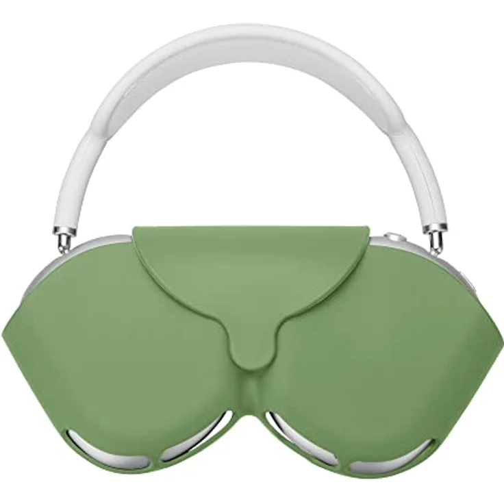 kwmobile Hülle für Apple Airpods Max, Silikon Case in Pastellgrün, flexibel, reißfest und rutschfest mit präzisen Cut-Outs – Bild 1