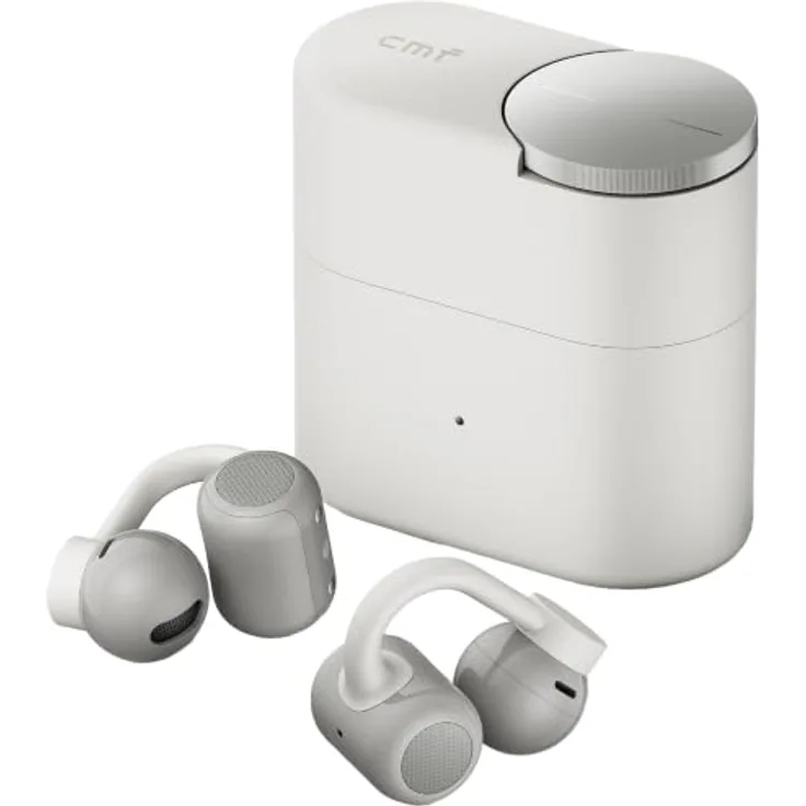 CMF BY NOTHING CMF Clip Pro Open-Ear Kopfhörer, Kabellose Clip-On Earbuds, Hi-Res Audio, IP54 Wasserdicht, Ultra-Leicht, Schwarz