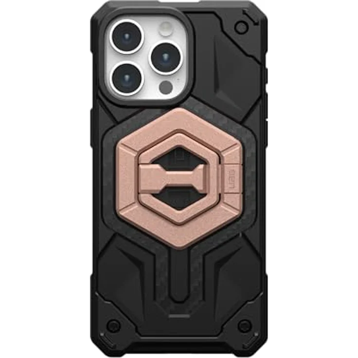 URBAN ARMOR GEAR Magnetring / Halterung mit 360 Grad Drehfunktion, Ständer für Hoch- und Querformat, starke Magneten, rose – Bild 5