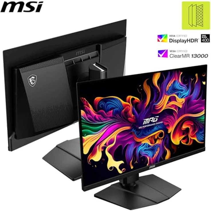 MSI MAG 271QP QD-OLED X24, 26,5 Zoll Gaming Monitor mit 240Hz, 0,03ms Reaktionszeit, WQHD, 99% DCI-P3, DisplayHDR True Black 400, DP 1.4a, HDMI 2.1 – Bild 3