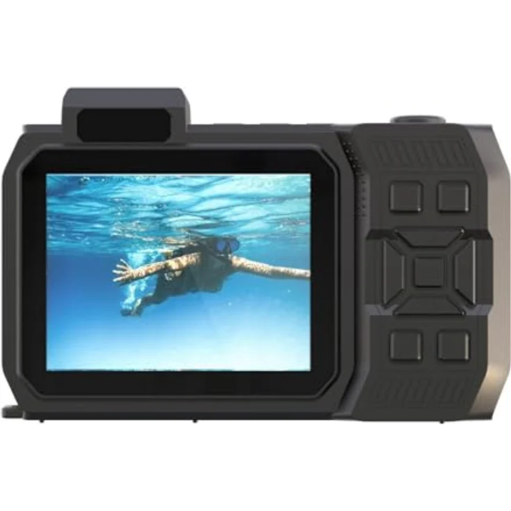 AgfaPhoto Realishot WP9500 – Wasserdichte Digitalkamera Orange - 24 MP, 18X Digitalzoom, 4K Videoaufnahme – Bild 4