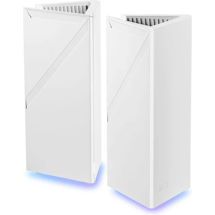 MSI Roamii BE Pro Mesh System, WiFi-7 Tri-Band, 2.5G LAN, bis zu 11 Gbit/s, 2er-Pack, weiß – Bild 1