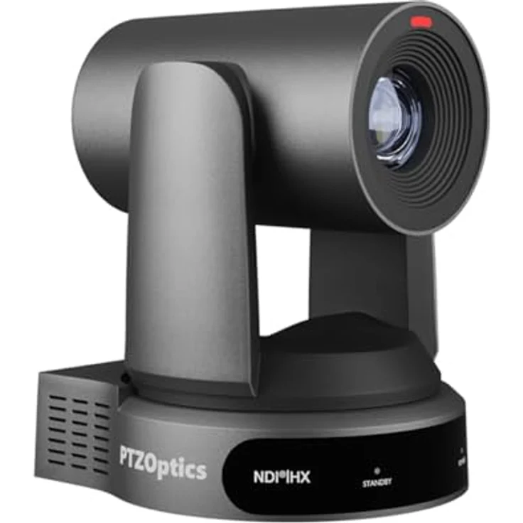PTZOptics Move 4K 20X, IP-Sicherheitskamera mit Auto-Tracking, 4K Auflösung, grau – Bild 8