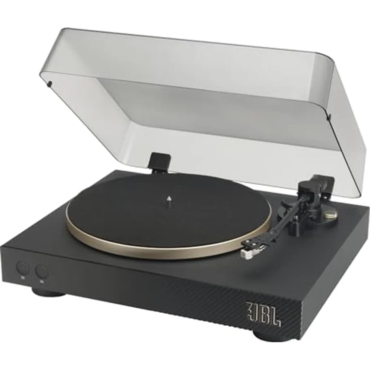 JBL Spinner BT – Hochwertiger Schallplattenspieler mit Bluetooth und aptXTM HD – Schwarz und Gold – Bild 1