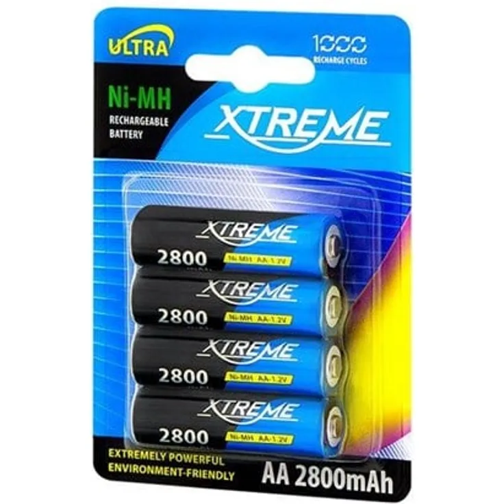 BLOW XTREME Ultra, NiMH wiederaufladbare Batterie 4 x AA, 2800 mAh