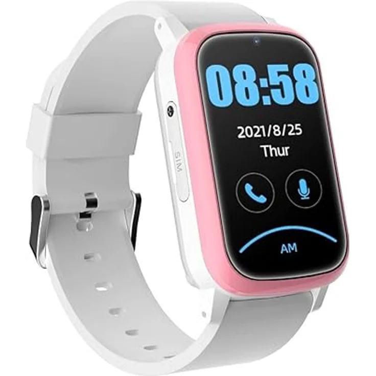 NikuTRAX GPS-Smartwatch für Senioren NC92E mit SOS altrosa, 2-Wege Sprachkommunikation, Medikamentenerinnerungen, Live-Tracking – Bild 2