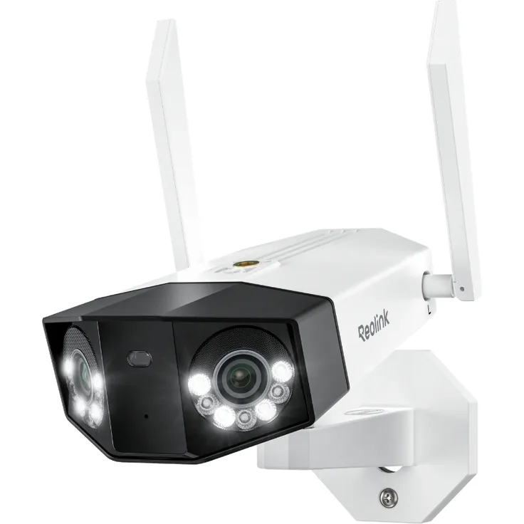 Reolink Duo 3 WiFi, 8K 16MP Überwachungskamera für Außen, 180° Ansicht, Dualband Wi-Fi 6, Farbnachtsicht, wetterfest