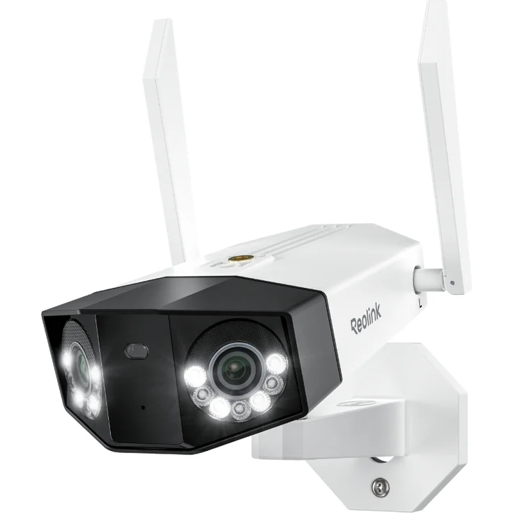 Reolink Duo 3 WiFi, 8K 16MP Überwachungskamera für Außen, 180° Ansicht, Dualband Wi-Fi 6, Farbnachtsicht, wetterfest