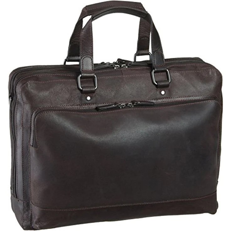 Leonhard Heyden Dakota Aktentasche Leder 40 cm Laptopfach – Bild 1