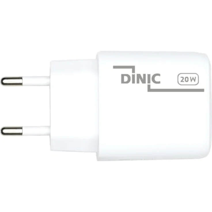 DINIC USB C + A Ladegerät 20W, Schnellladegerät mit Power Delivery + QC 3.0, USB-A + USB-C Anschlüsse, weiß – Bild 2