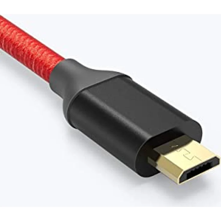 Anker 1,8 m Nylon-umflochtenes Micro-USB-Kabel, rot (B7116091) – Bild 3