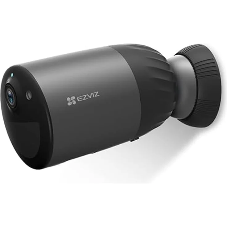 EZVIZ Akku Überwachungskamera, 2MP kabellose Outdoor Kamera mit 7800mAh Akku, PIR Sensor, Aktive Verteidigung und Spotlights, Farbnachtsicht, 2-Wege-Audio, IP66 wetterfest, 32GB eMMC, BC1C(eLife) – Bild 1