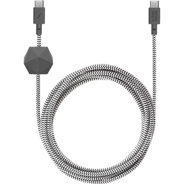 Native Union Anchor, USB-C zu USB-C Kabel, 1.80 m, 240 W, rutschfestes Design, umweltfreundlich, intensives Laden
