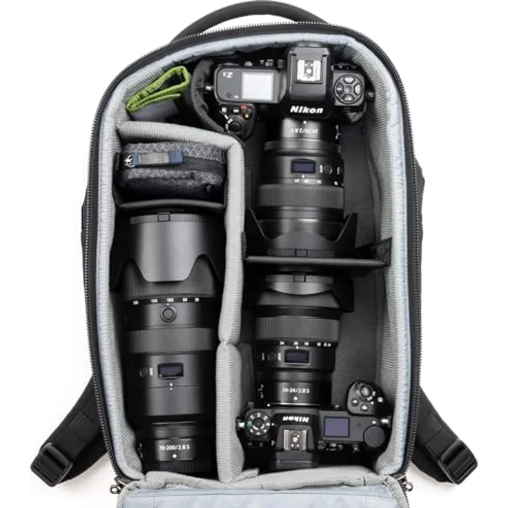 Think Tank Walker Pro 16L, Rucksack für Kamera mit robustem Außenmaterial und Stativtrageoption, schwarz – Bild 2