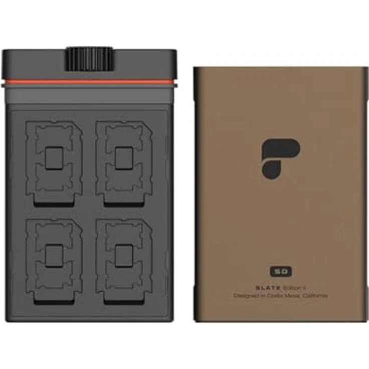 PolarPro Schiefer Kartenetui - SD Edition II - Wüste - wetterfest/stoßfest/bruchsicher - austauschbare Karteneinschübe - Adventure Tested