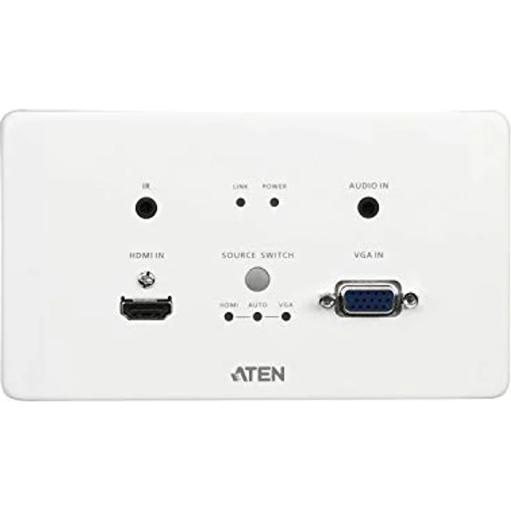 ATEN VE2812AEUT HDMI & VGA HDBaseT Transmitter, EU Wandplatte mit hochwertiger Leistung und ergonomischem Design – Bild 2