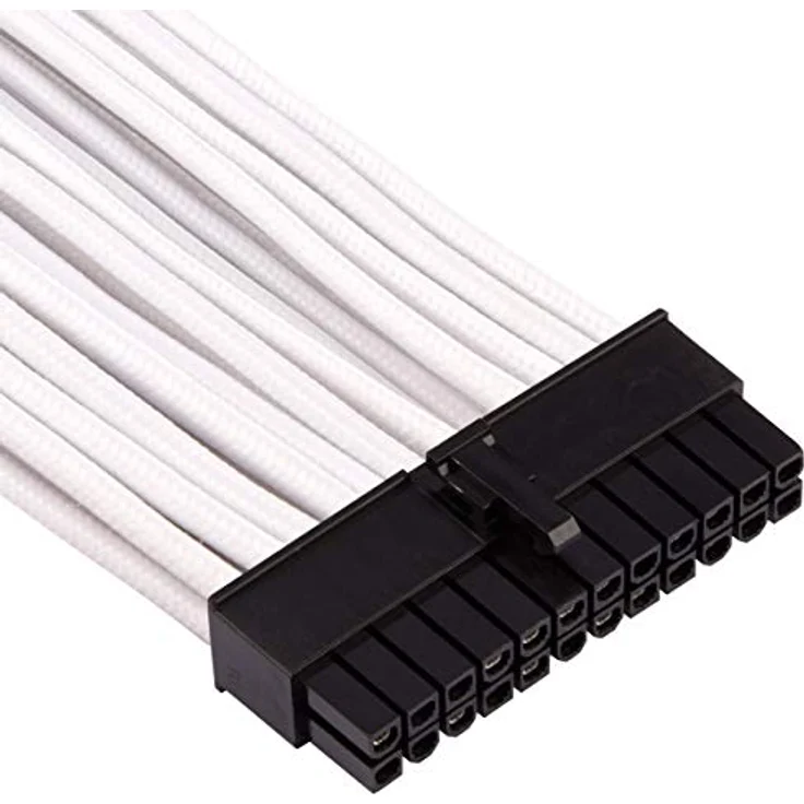 Corsair Premium Sleeved Netzteil Starter-Kabel-Set Typ4 (Generation 4-Serie) Weiß – Bild 3