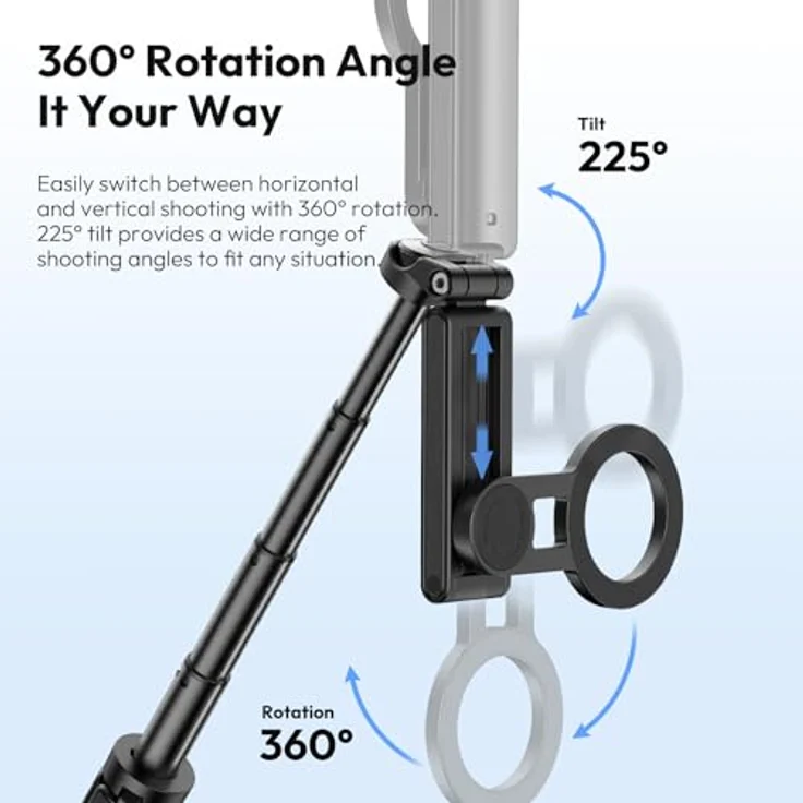 Ulanzi JJ03 Magnetic Tripod, Stativ mit magnetischer Halterung für Smartphones und Kameras – Bild 6