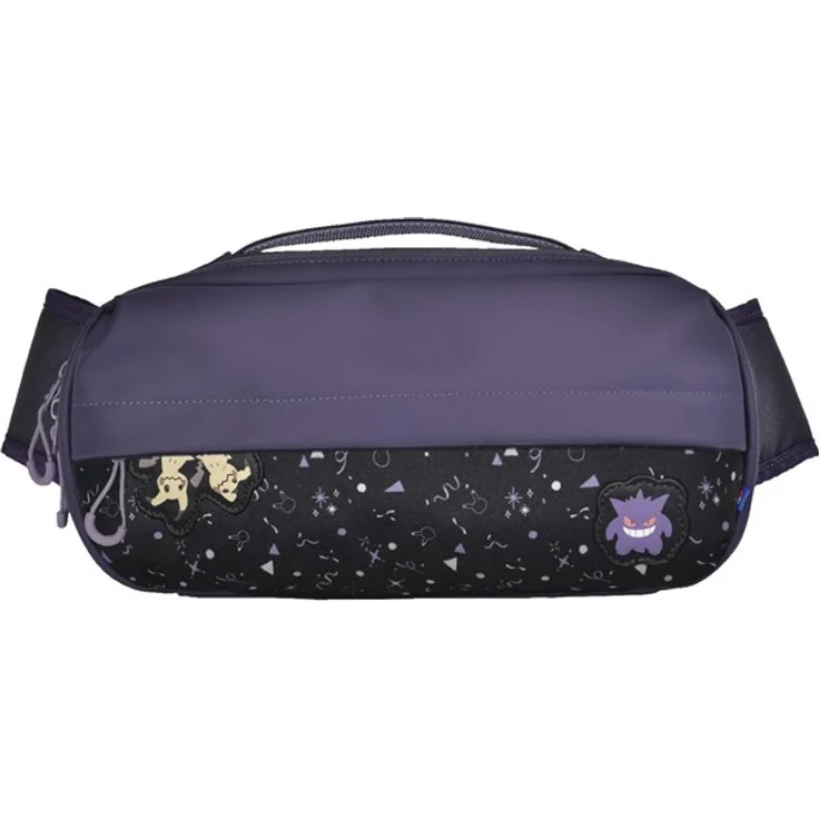 HORI Adventure Pack für Switch 2, Crossbody Tasche mit Gengar & Mimikyu Motiven, verstellbarer Schultergurt, kompatibel mit Nintendo Switch 2, Lite und OLED Model – Bild 6