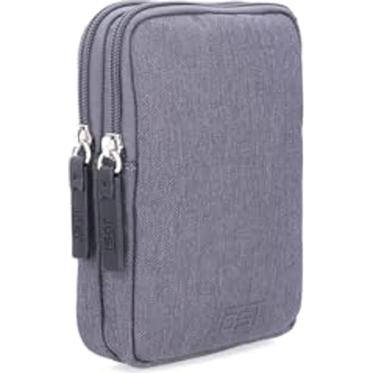 Jost Bergen Handytasche, 12 cm x 4 cm x 16 cm, dunkelgrau, 100% Polyester – Bild 3
