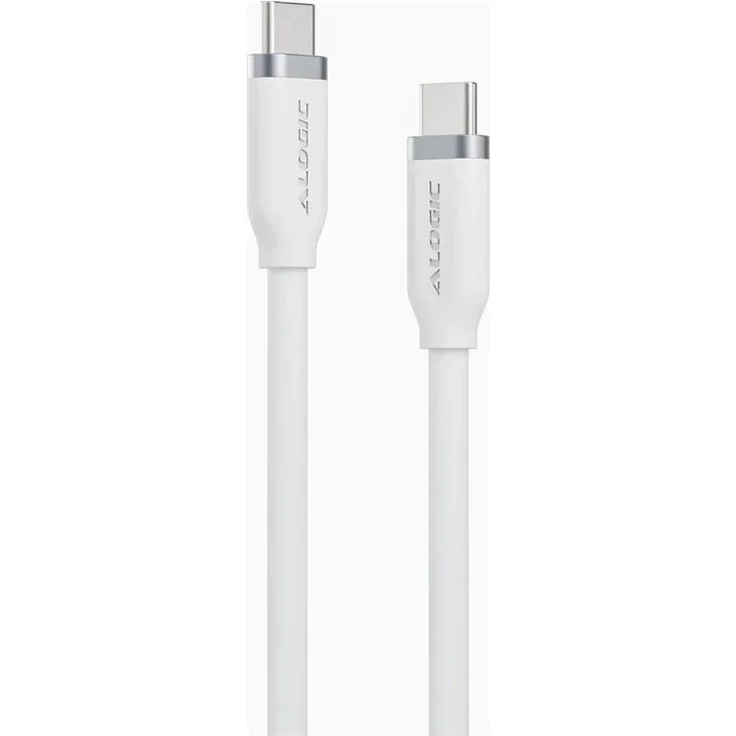 ALOGIC ELSI5U2CCWH1, 1 m USB C Kabel, USB 2.0, 0,48 Gbit/s, Weiß, mit Schnellladefunktion