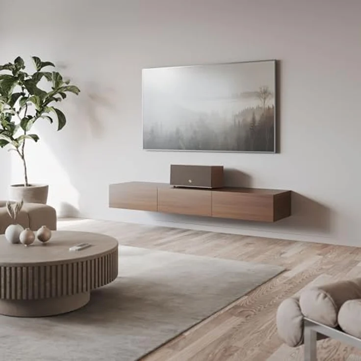 Audio Pro C20 W, Multiroom Streaming-Lautsprecher mit Airplay 2 und Bluetooth, Braun – Bild 4