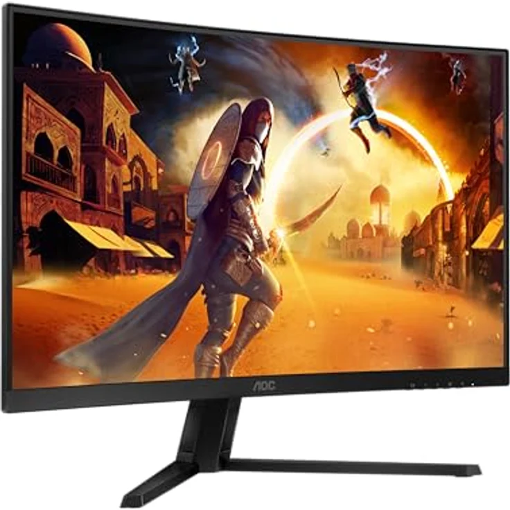 AOC Gaming CQ32G4VE - 32 Zoll QHD Curved Monitor, 180 Hertz, 0.5 ms, HDR10, FreeSync Premium (schwarz/grau) – Bild 3