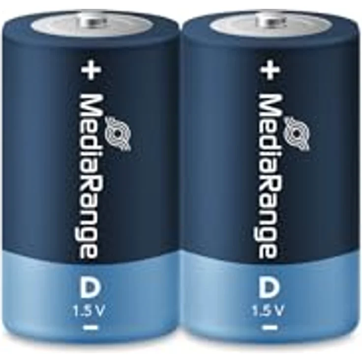 MediaRange Premium Alkaline Batterien, Mono D|LR20|1.5V, 2er Pack – Bild 2