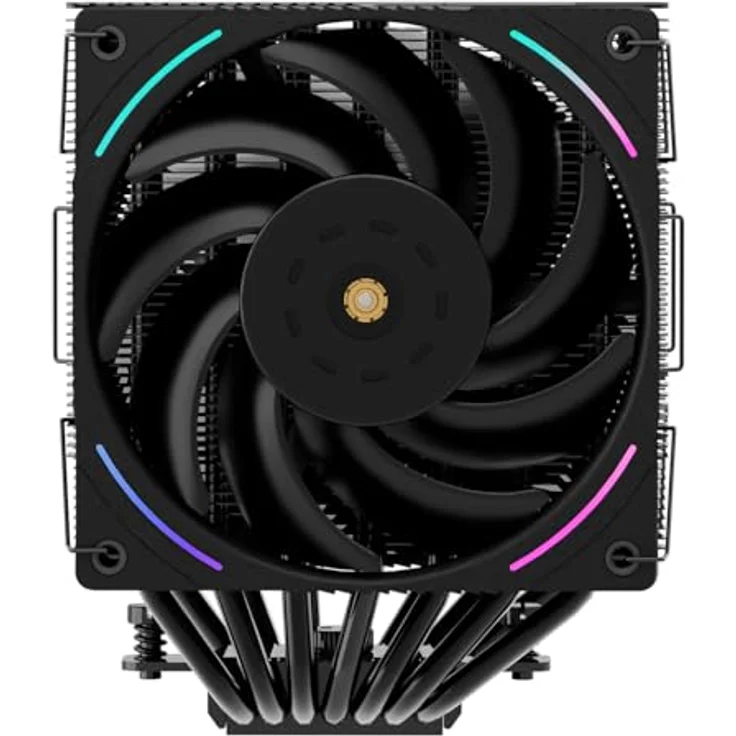 Thermalright Phantom Spirit 120 EVO, Dual-Tower CPU Kühler mit 7 Heatpipes, 120 mm Lüftern, Schwarz – Bild 2