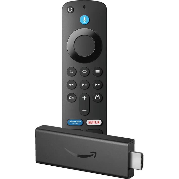Amazon Fire TV Stick HD, Streaming Box mit 8 GB Speicher, Full HD, Schwarz
