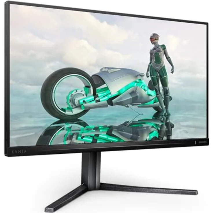 Philips Evnia 25M2N3200W - 25 Zoll FHD Gaming Monitor, 240 Hz, 1 ms GtG, FreeSync Premium, dunkelgrau
