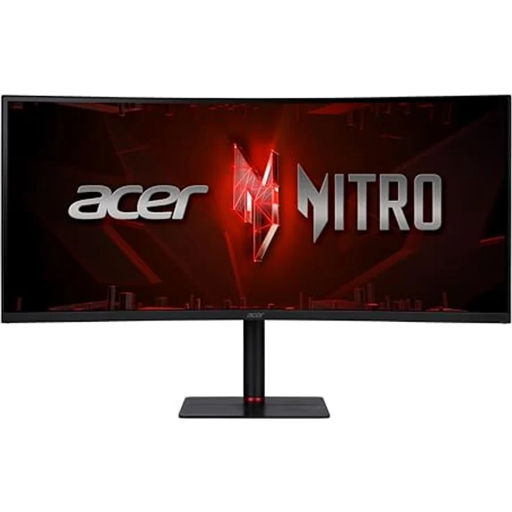 Acer Nitro XV345CURV3 Gaming Monitor 34 Zoll QHD, 180Hz DP/TypeC, 100Hz HDMI, Curved, FreeSync Premium, Schwarz – Bild 2