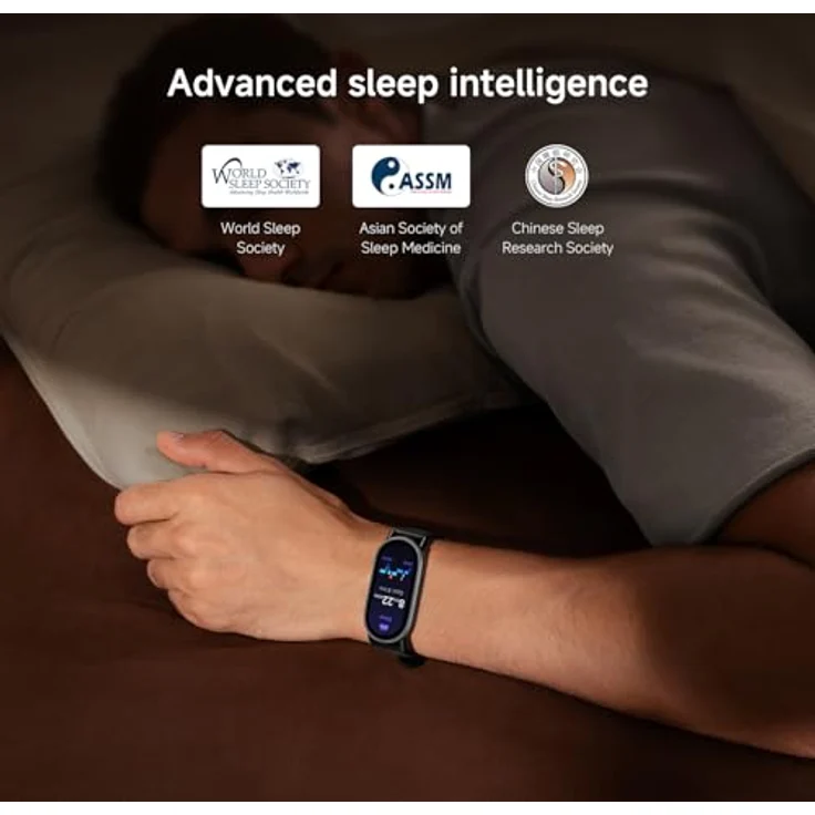 XIAOMI Smartband 10, Fitness Tracker mit AMOLED Display, 4,37 cm, 21 Tage Akkulaufzeit, Glasier Silver – Bild 10
