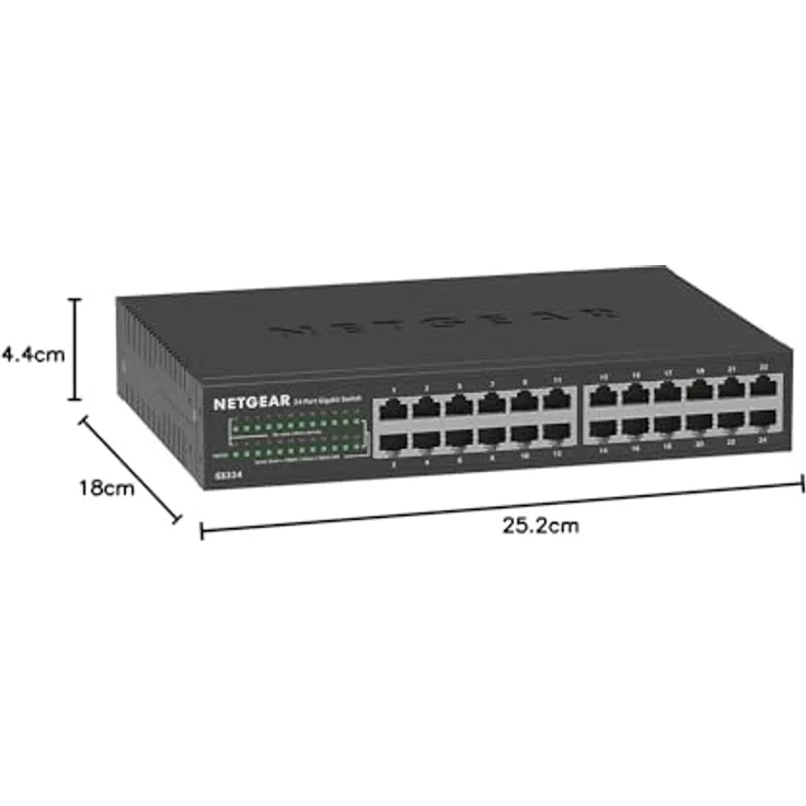 NETGEAR 24PT GE Unmanaged Switch – Bild 6