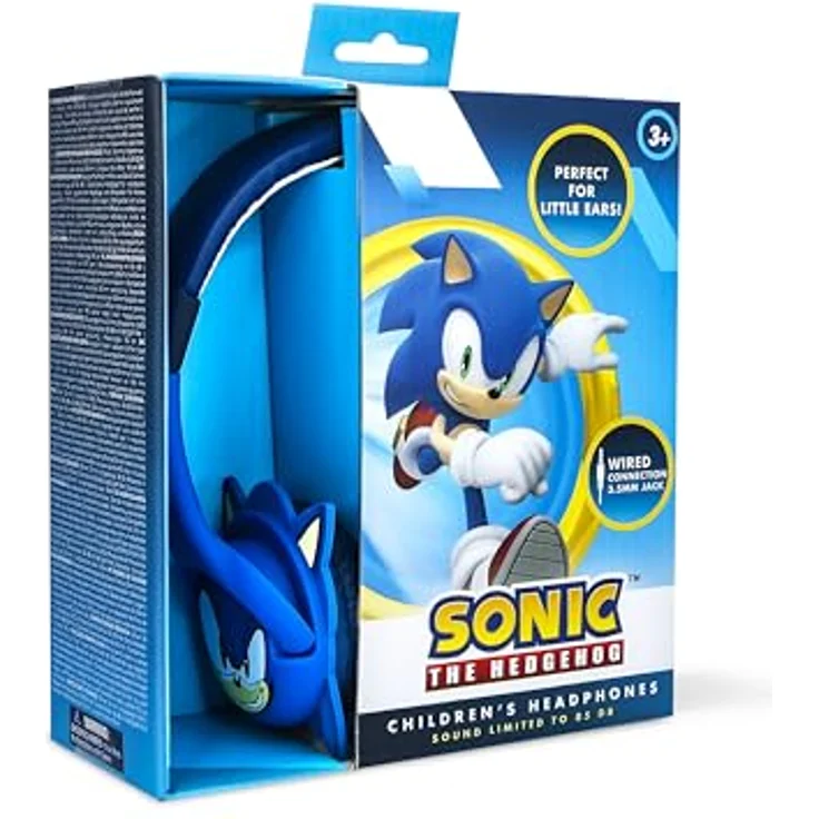 OTL Technologies Sonic The Hedgehog 3D Kopfhörer für Kinder, Blau, Weiß – Bild 6