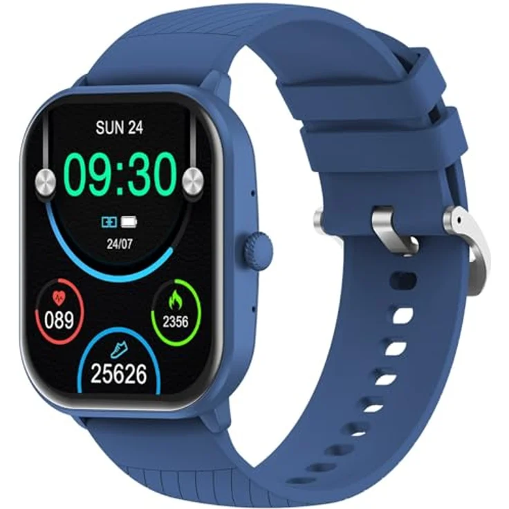 Denver Smartwatch SWC-187BU blau, Bluetooth Smart Watch mit Gesundheitssensoren und AMOLED Full Touch-Display – Bild 2