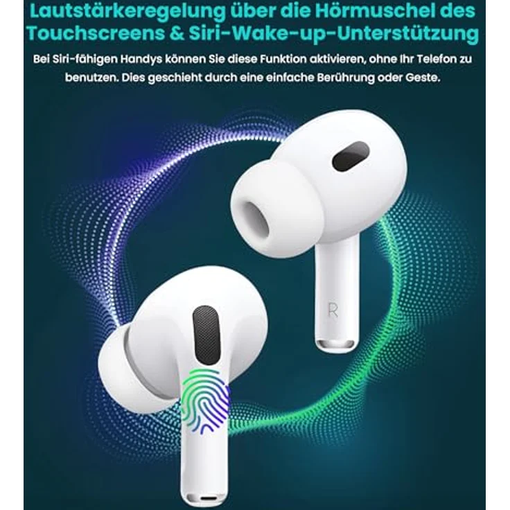 Extralink Harmonysound V1.0, Bluetooth 5.3 In Ear Kopfhörer, kabellos, IPX4, Sport, Fitness, LED, Siri – Bild 7