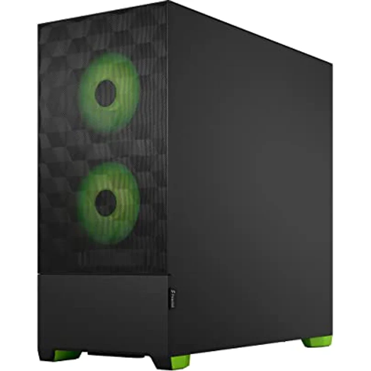Fractal Design Pop Air RGB - Green Core TG Clear Tint (Midi-Tower-Gehäuse mit Seitenfenster und R... – Bild 5