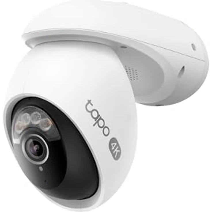 Tapo C560WS, 4K 360° WLAN-Überwachungskamera für außen, Wi-Fi 6 Dual-Band, Farbnachtsicht, KI-Erkennung, Smart Tracking, Licht- & Ton-Alarm, Zwei-Wege-Audio, bis zu 512 GB MicroSD-Speicher – Bild 1